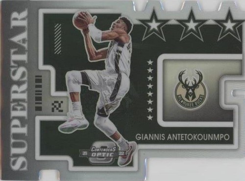 ヤニス アデトクンボ Panini Optic Purple 鑑定済 2023-24 GIANNIS ANTETOKOUNMPO 167/175 PANINI CONTENDERS