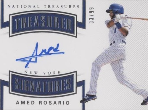 2018 Panini National Treasures - Amed Rosario #TS-AR