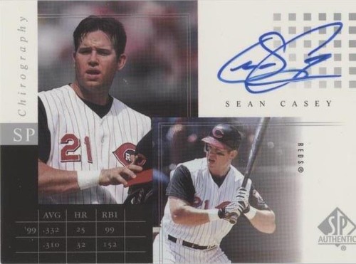 2000 SP Authentic - Sean Casey #SC