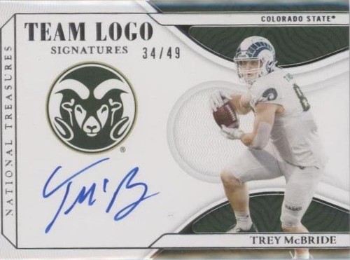 2022 Panini National Treasures Collegiate Trey McBride #TL-TMC