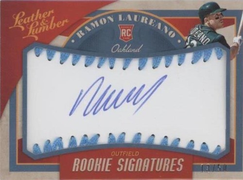 2019 Panini Leather & Lumber - Ramon Laureano #104
