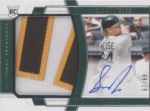 2020 Panini National Treasures - Sheldon Neuse #208