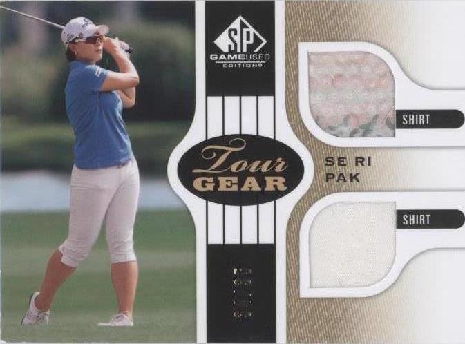 2012 SP Game Used Edition - Tour Gear Se Ri Pak #TG SP Gold Shirt /35 ...