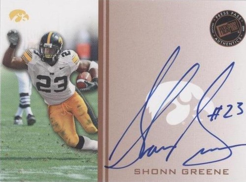 2009 Press Pass Shonn Greene #PPS - SG