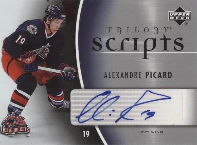 2006-07 Upper Deck Trilogy - Alexandre Picard #TS-AP