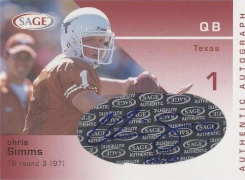 2003 SAGE Chris Simms #A36