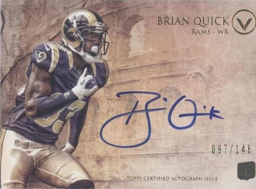 2012 Topps Valor Brian Quick #VA-BQ