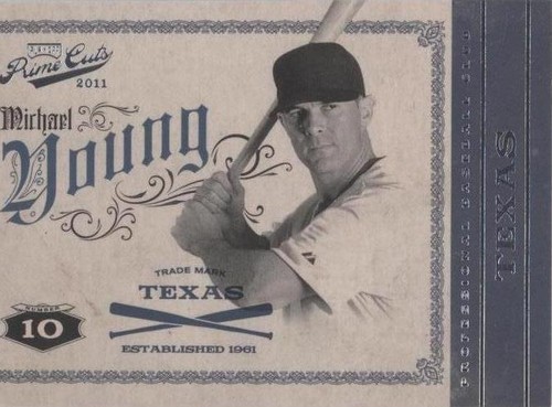 2011 Playoff Prime Cuts - Michael Young #33