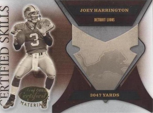 2005 Leaf Certified Materials Joey Harrington #CS-14