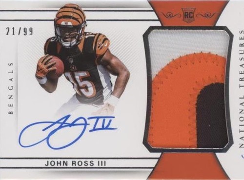 2017 National Treasures JOHN ROSS RC Auto & MEGA Patch RPA #97/99