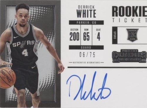 2017-18 Panini Contenders - Derrick White #128