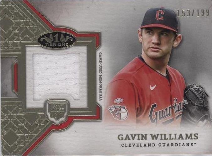 2024 Topps Tier One - Gavin Williams #RR-GW