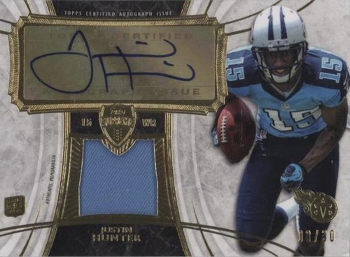 2013 Topps Supreme Justin Hunter #SAR-JH