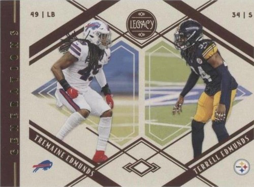 2021 Panini Legacy Terrell Edmunds Tremaine Edmunds #G-7