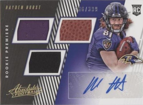 2018 Panini Absolute Hayden Hurst #189