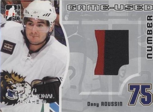 2005-06 In the Game Heroes and Prospects - Dany Roussin #GUN-86