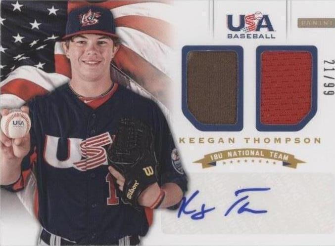 2012 Panini USA Baseball National Team - Keegan Thompson #18