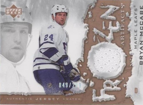 2007-08 Upper Deck Artifacts - Bryan McCabe #FA-MC