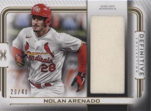 2023 Topps Definitive Collection - Nolan Arenado #DJR-NA