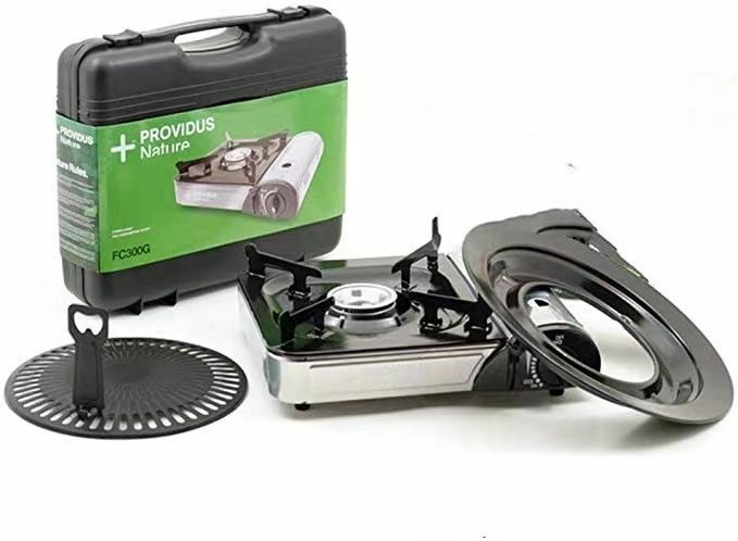 Fornello A Gas Da Tavolo Art Fc300g 2.2 Kw Campeggio 2200w Bombola 230 Grammi