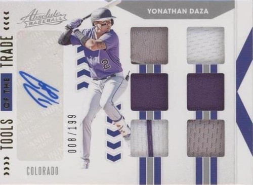 2020 Panini Absolute - Yonathan Daza #TOT6-YD