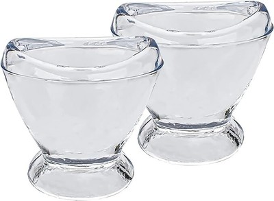 2 Pcs Glass Eye Wash Cup Clear Eye Flush Cup Portable Eye Washing Kit for Eye Ri