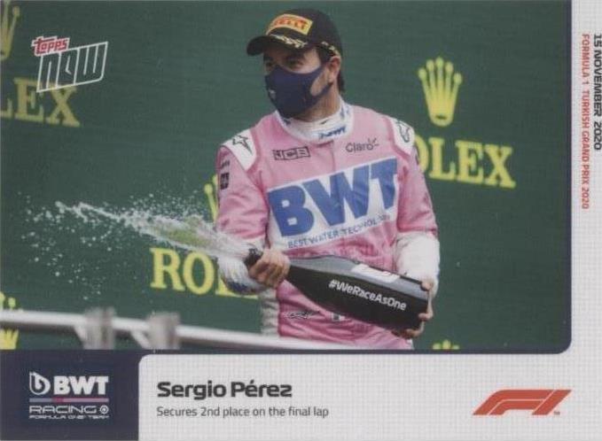 2020 Topps Now F1 - Sergio Perez #014