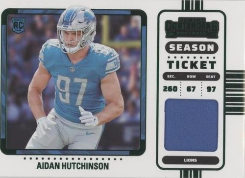 2022 Panini Contenders Aidan Hutchinson #RSV-AHU