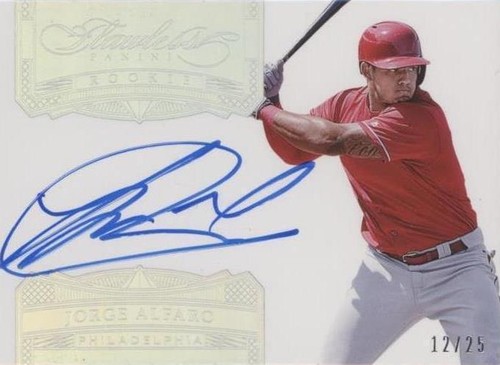 2017 Panini Flawless - Jorge Alfaro #FRS-JA