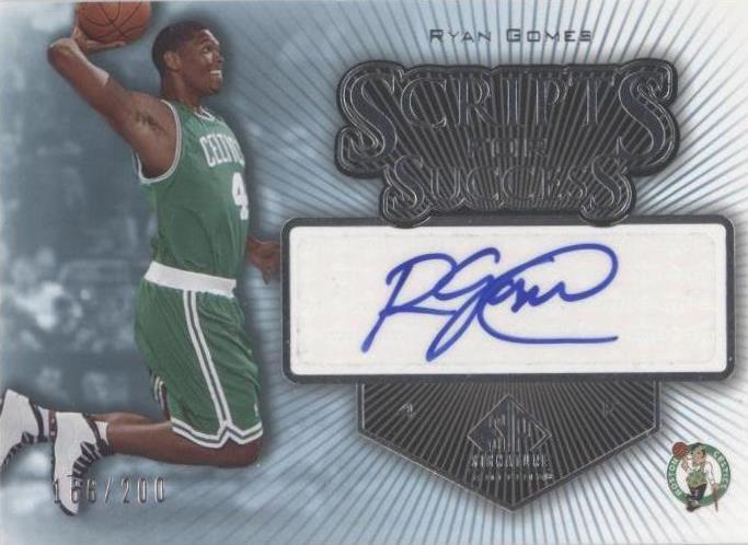 2005-06 SP Signature Edition - Ryan Gomes #SS-RG