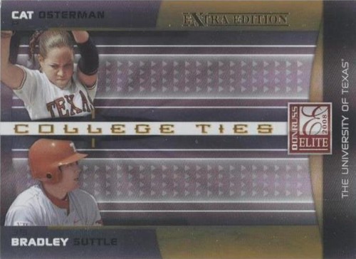 2008 Donruss Elite Extra Edition - Bradley Suttle Cat Osterman #CTC-32