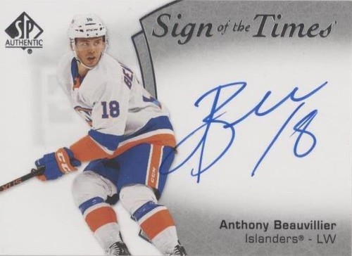 2021-22 SP Authentic - Anthony Beauvillier #SOTT-AB