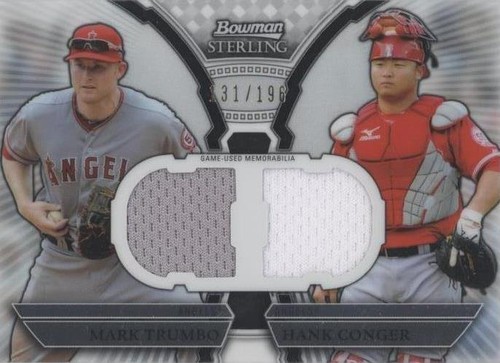 2011 Bowman Sterling - Hank Conger Mark Trumbo #DRB-TC