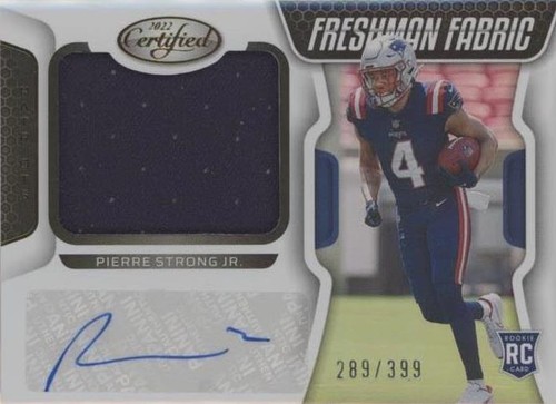 2022 Panini Certified Pierre Strong Jr. #224