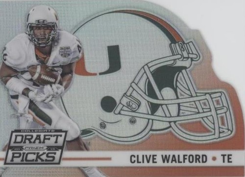 2015 Panini Prizm Collegiate Draft Picks Clive Walford #8