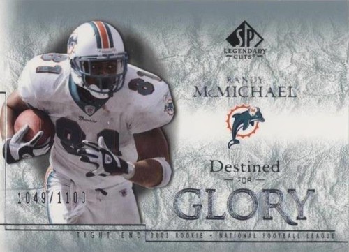 2002 SP Legendary Cuts Randy McMichael #186