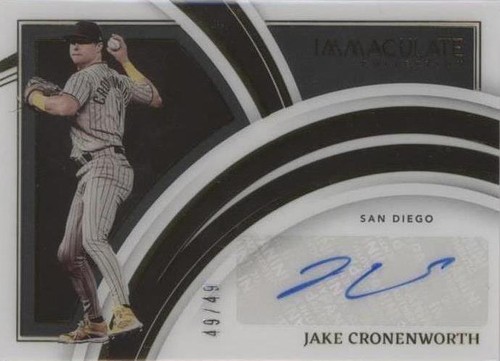 2022 Panini Immaculate Collection - Jake Cronenworth #CIS-JC