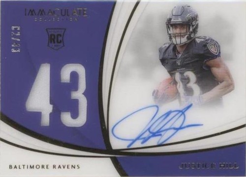 2019 Panini Immaculate Collection Justice Hill #NRPA-JH
