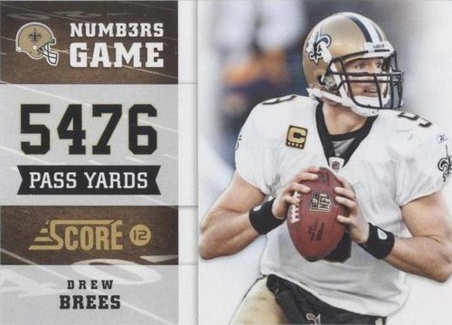2012 Score Drew Brees #9