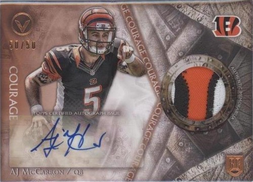 2014 Topps Valor A.J. McCarron #SOH-AMC