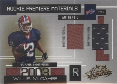2003 Playoff Absolute Memorabilia Willis McGahee #159