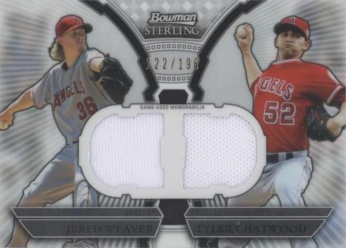 2011 Bowman Sterling - Jered Weaver Tyler Chatwood #DRB-WC
