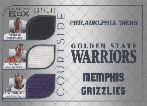 2007-08 Topps Luxury Box - Javaris Crittenton/Brandan Wright/Thaddeus Young #CTR YWC