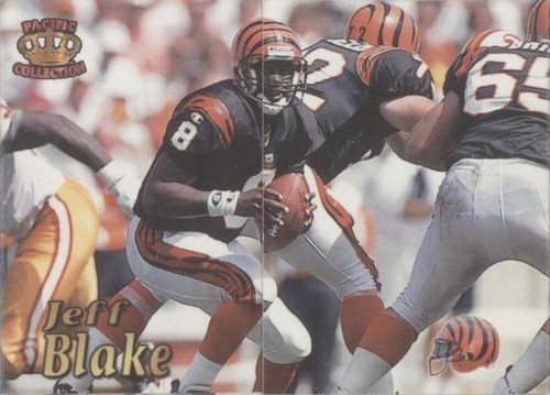 1995 Pacific Triple Folders Jeff Blake #16