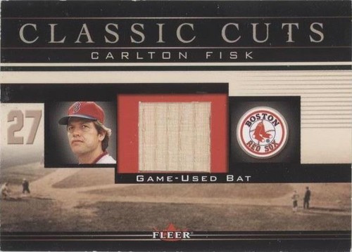 2002 Fleer - Carlton Fisk #CF-B