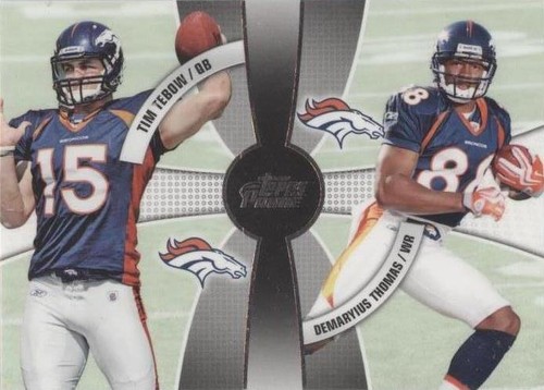 2010 Topps Prime Demaryius Thomas Tim Tebow #2Q-23