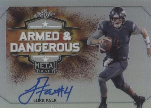 2018 Leaf Metal Draft Luke Falk #AD-LF1