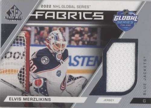 2022-23 Upper Deck Elvis Merzlikins #53 Columbus Blue