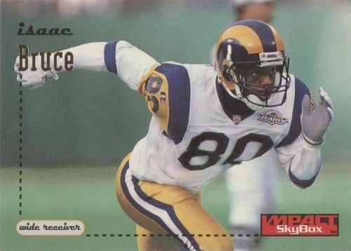1996 Skybox Impact Isaac Bruce #120