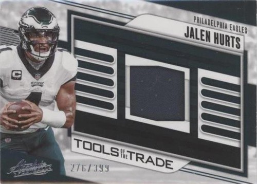 Carte De Collection Panini Jalen Hurts - Philadelphia Eagles - Green Parallel - Rookie SSP - 2021